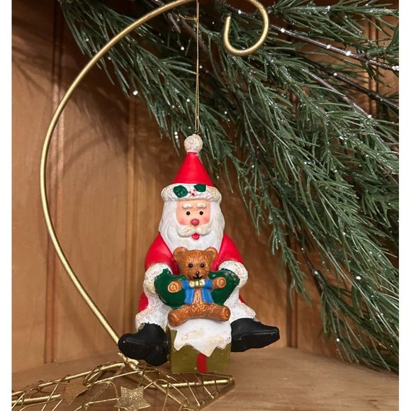 Unknown | Holiday | Vintage Plastic Blow Mold Santa Claus Christmas ...